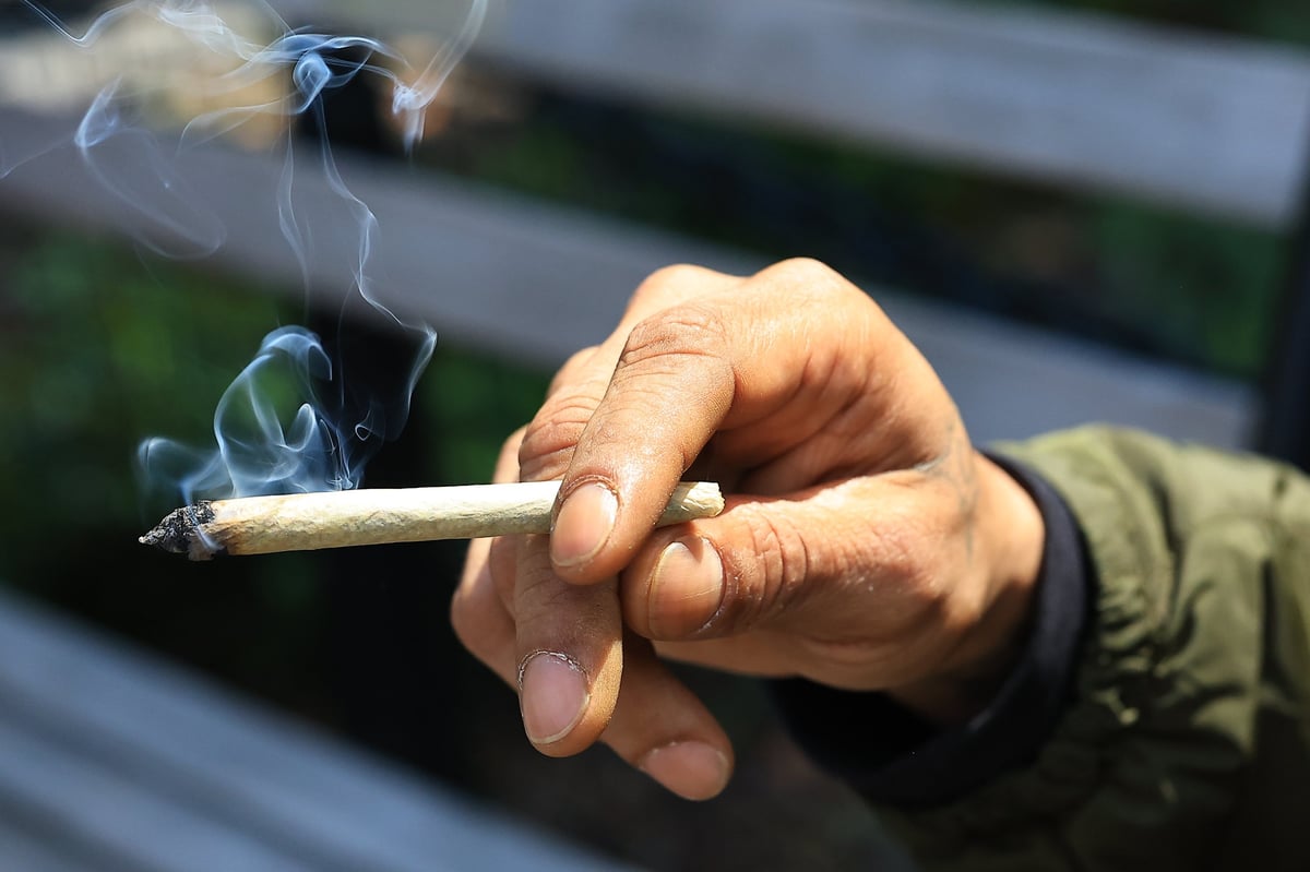 People gathered together celebrating cannabis culture