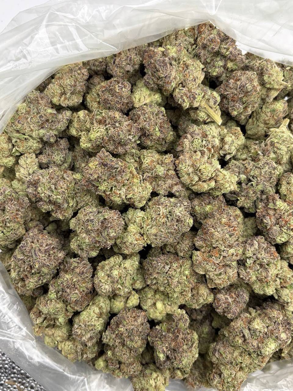 Sour Straws cannabis buds with visible trichomes